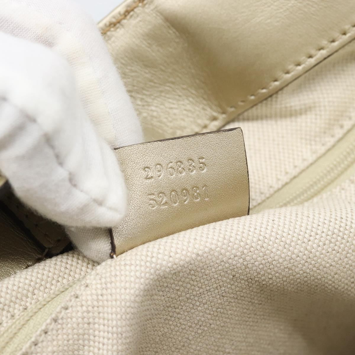 Gucci Sukey Top Handle Guccissima Leather, Gold, Leather, Tote Bag