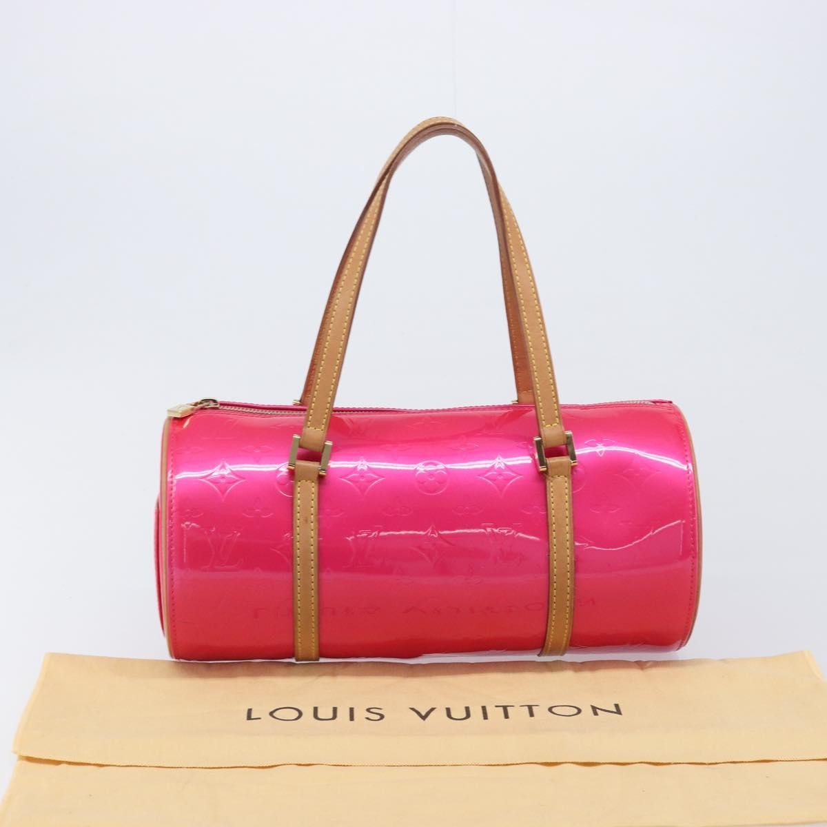 Louis Vuitton Bedford Monogram Vernis, Pink, Patent Leather, Handbag
