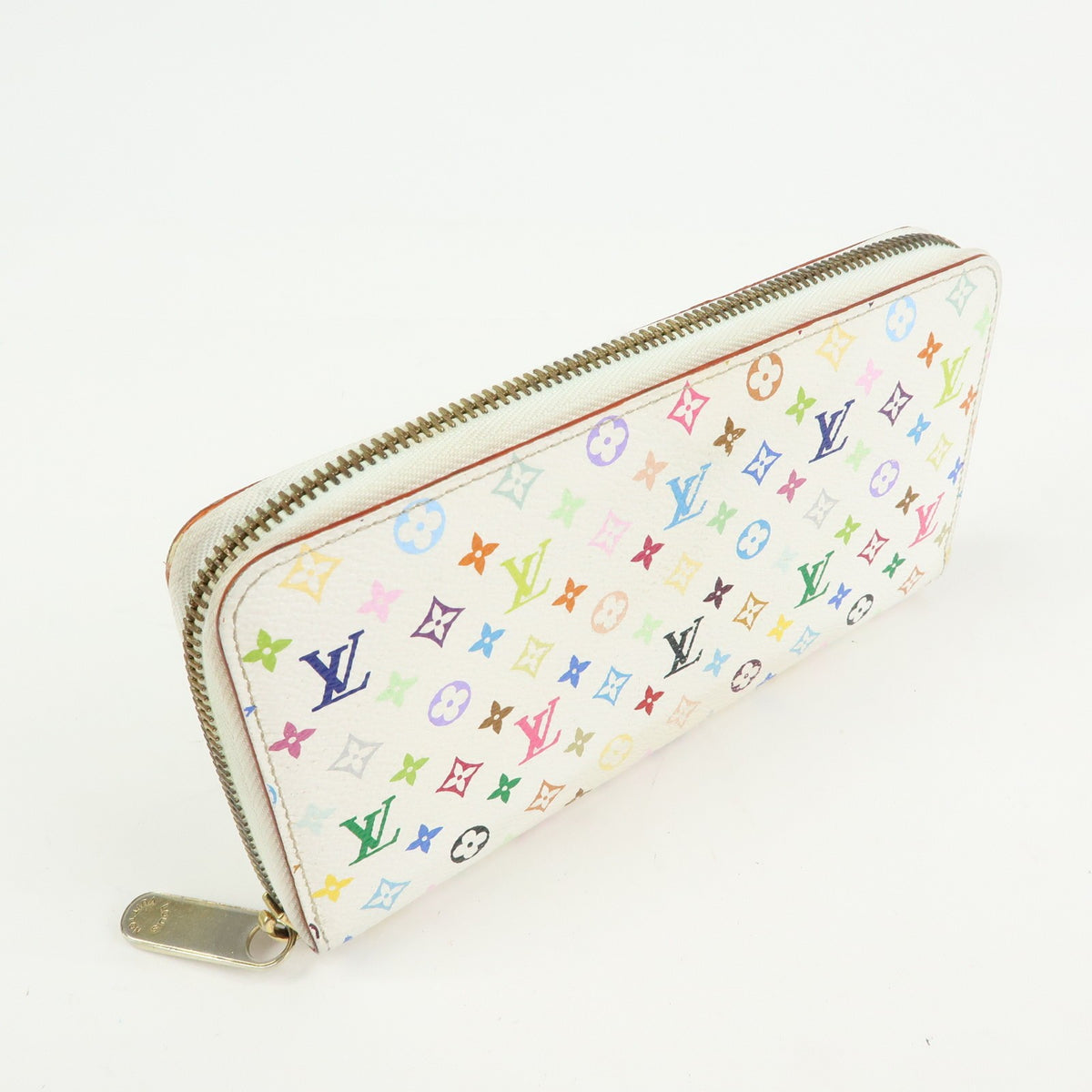 Louis Vuitton Zippy Monogram Multicolor, White, Canvas, Wallet
