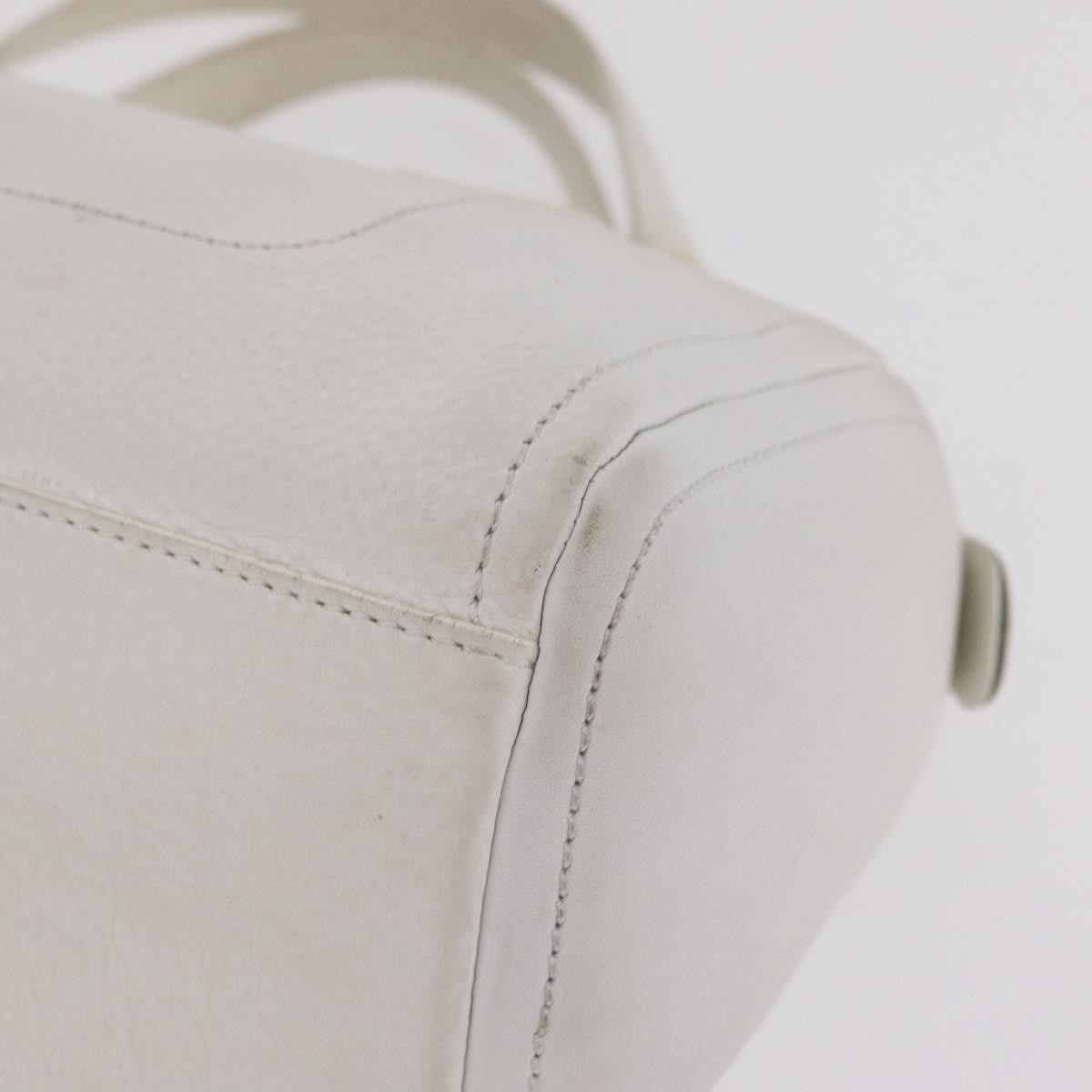 Celine Handbag Leather, White, Leather, Handbag