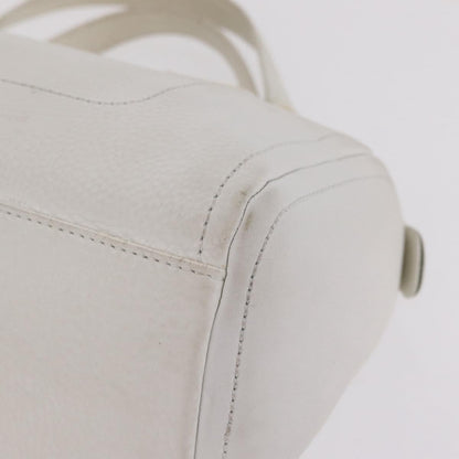 Celine Handbag Leather, White, Leather, Handbag