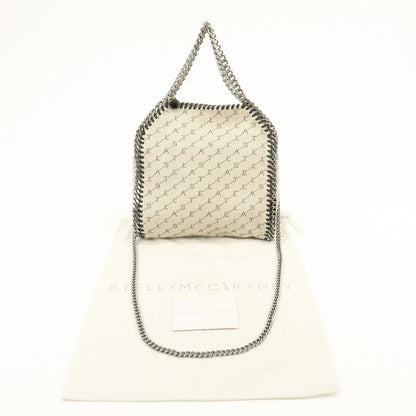 Stella McCartney Falabella Faux Leather, Beige, Canvas, Tote Bag