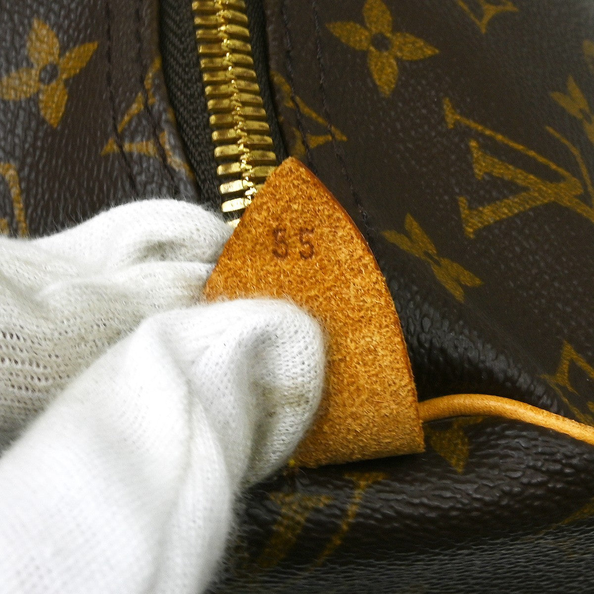 Louis Vuitton Keepall Monogram, Brown, Canvas, Travel Bag