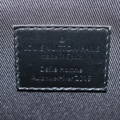Louis Vuitton Pochette A4 Rainbow Taiga Leather, Black, Leather, Clutch