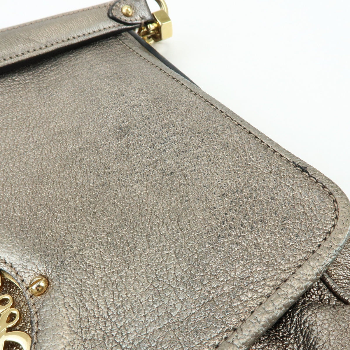Loewe Shoulder bag Leather, Silver, Leather, Shoulder Bag