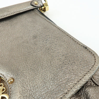 Loewe Shoulder bag Leather, Silver, Leather, Shoulder Bag