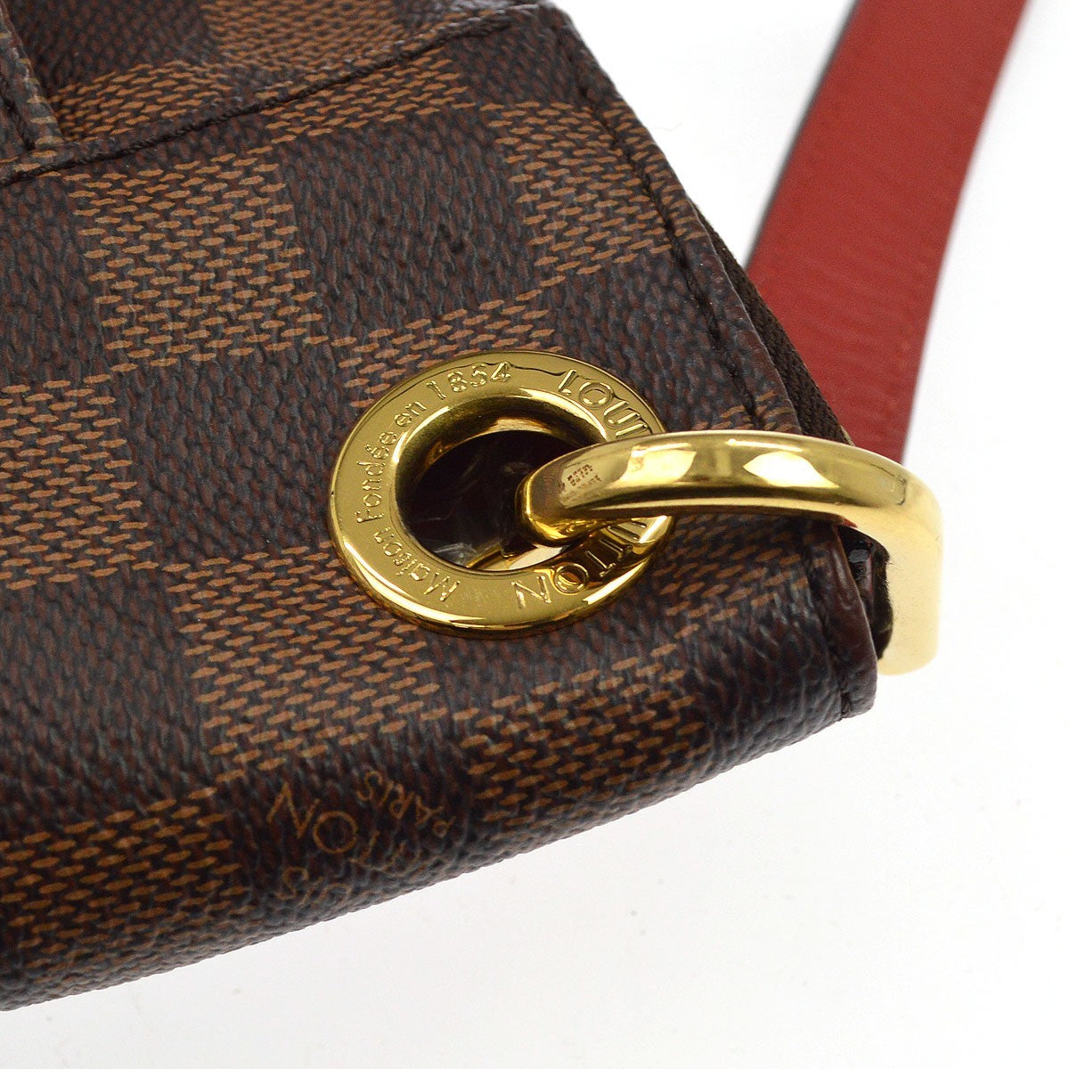 Louis Vuitton South Bank Besace Damier, Brown, Canvas, Handbag