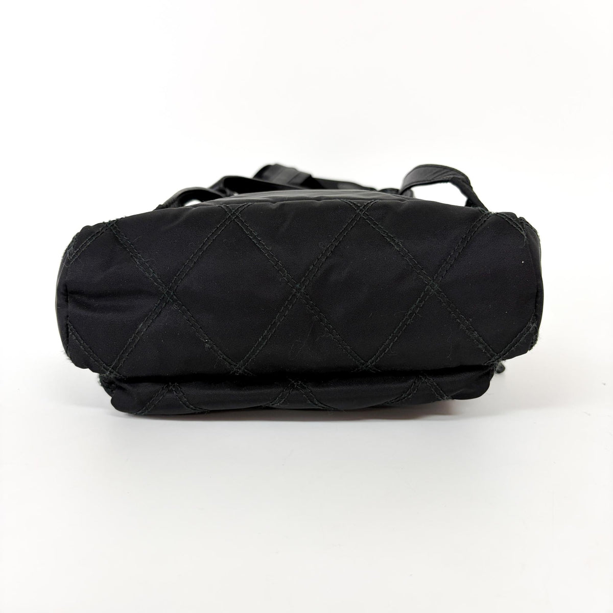 Prada Zip Sling Re-Nylon, Black, Nylon, Backpack