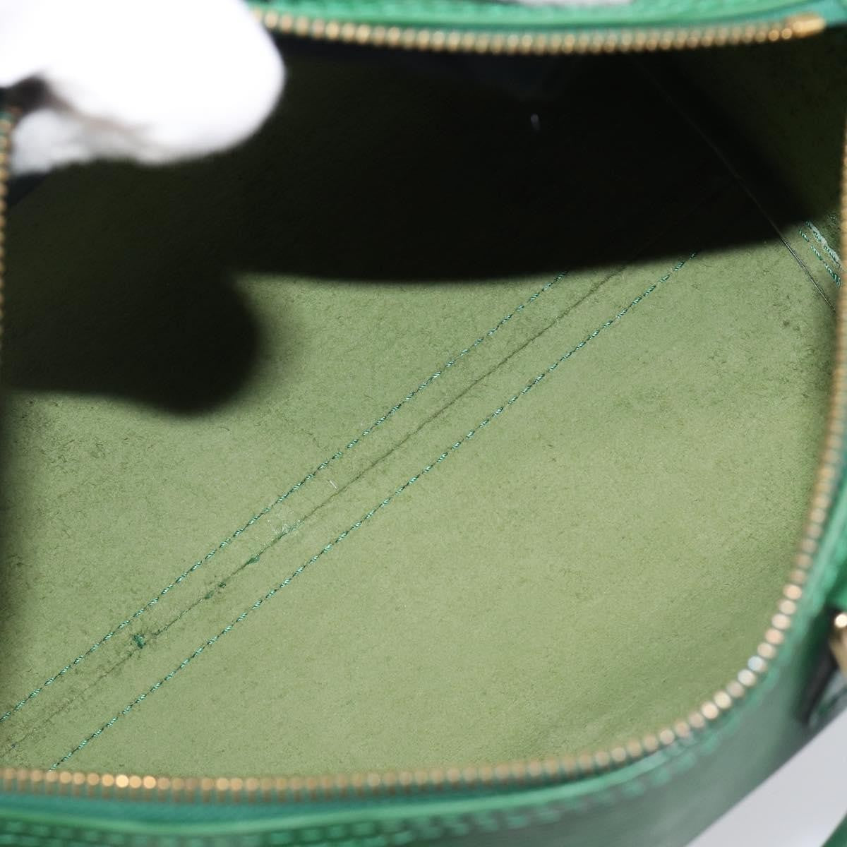 Louis Vuitton Speedy Epi Leather, Green, Leather, Handbag