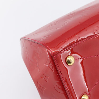 Louis Vuitton Montana Monogram Vernis, Red, Patent Leather, Handbag