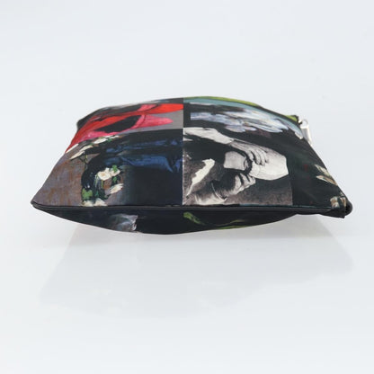 Christian Dior Homme Zip Printed Nylon, Multicolour, Nylon, Clutch
