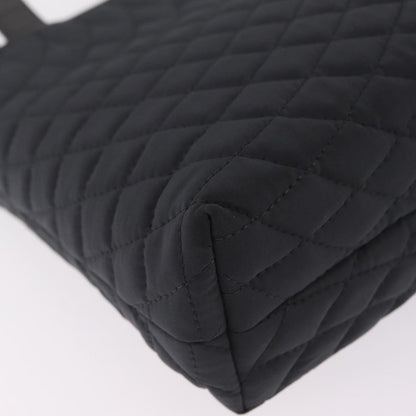 Bally Handbag Quilted Nylon, Black, Nylon, Handbag