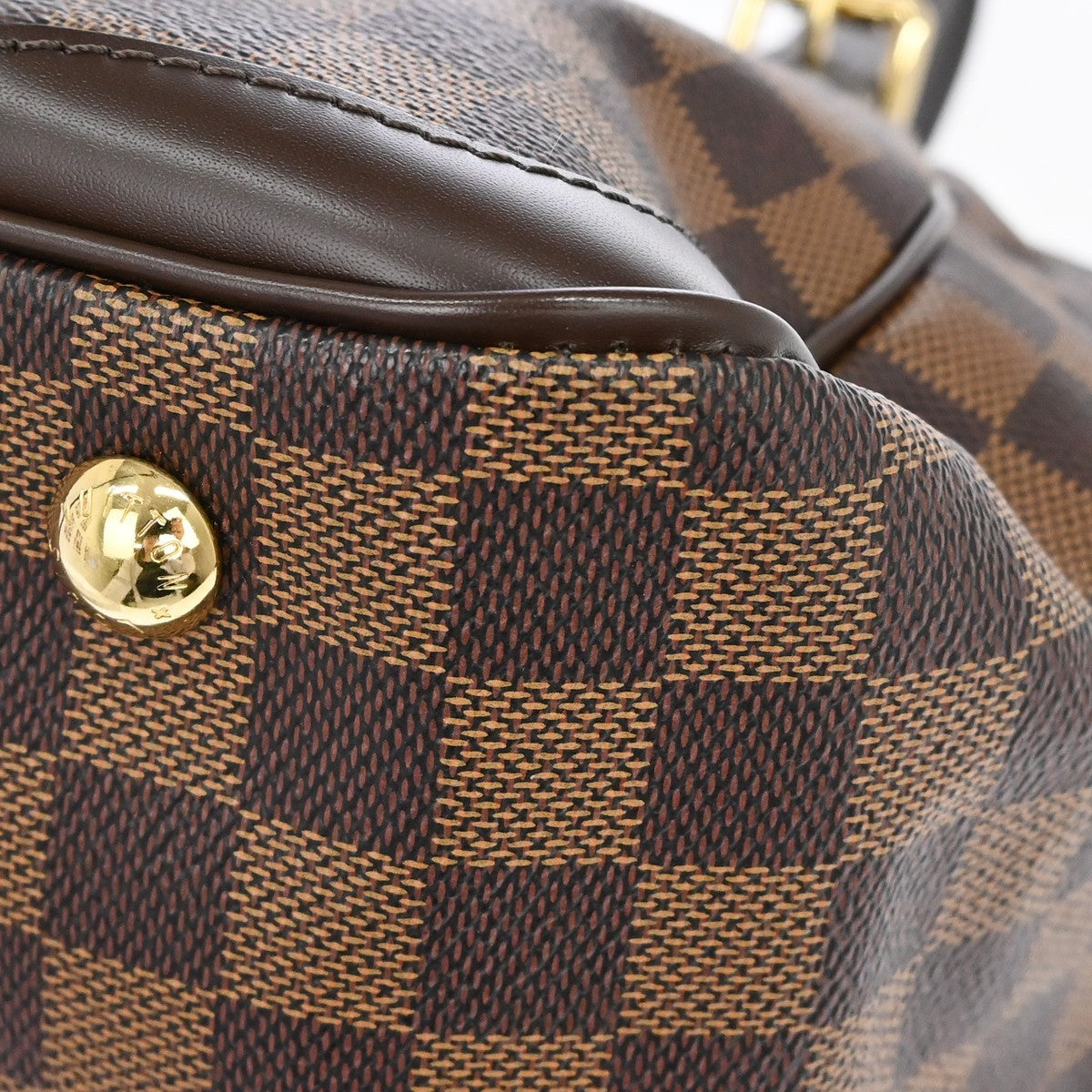 Louis Vuitton Verona Damier, Brown, Canvas, Handbag