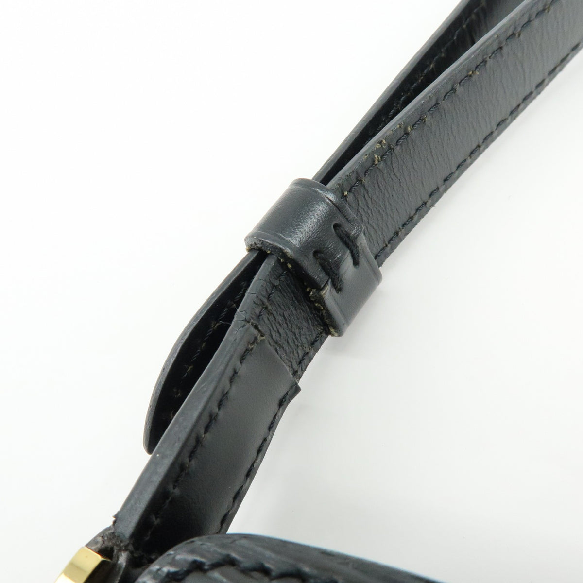 Louis Vuitton Capucines Epi Leather, Black, Leather, Handbag