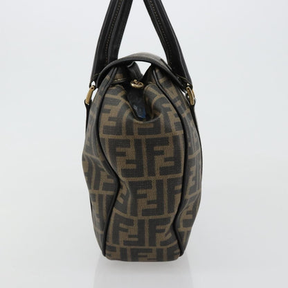 Fendi Vintage Zucca Canvas, Brown, Canvas, Tote Bag