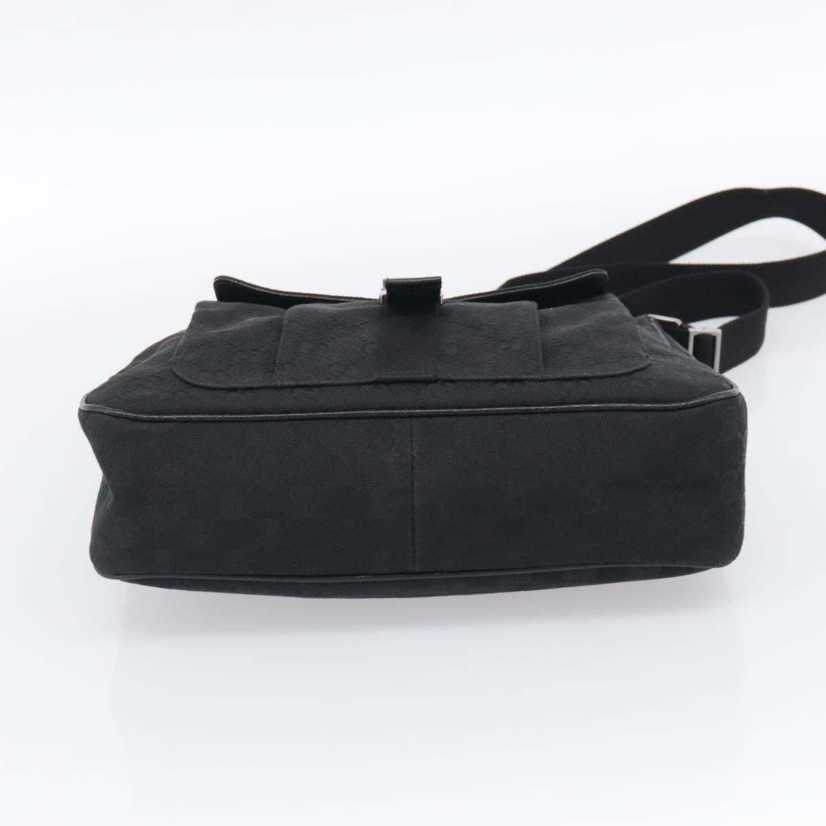 Gucci Shoulder Canvas, Black, Canvas, Shoulder Bag