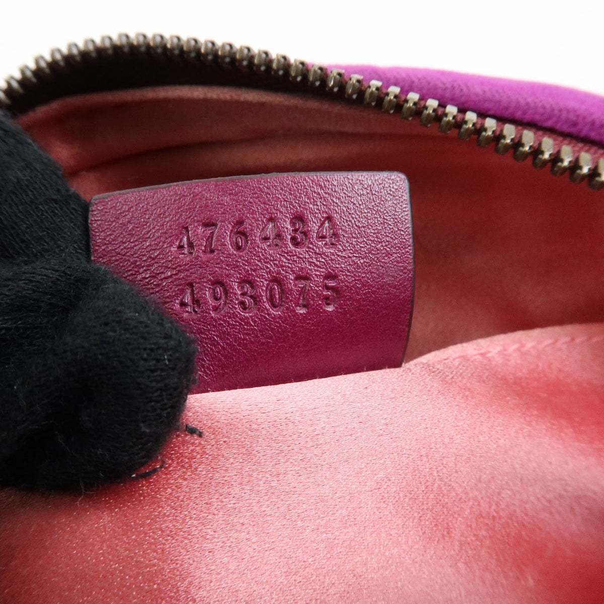 Gucci GG Marmont Belt Matelasse Velvet, Purple, Velvet, Handbag