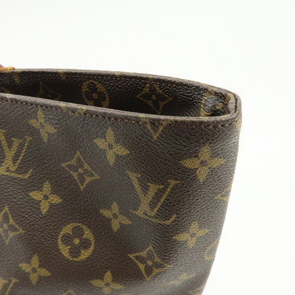 Louis Vuitton Shopping Sac Monogram Canvas, Brown, Canvas, Handbag
