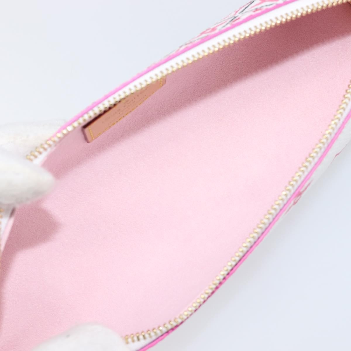 Louis Vuitton Elizabeth Pencil Limited Edition Escale Monogram Giant, Pink, Canvas, Clutch