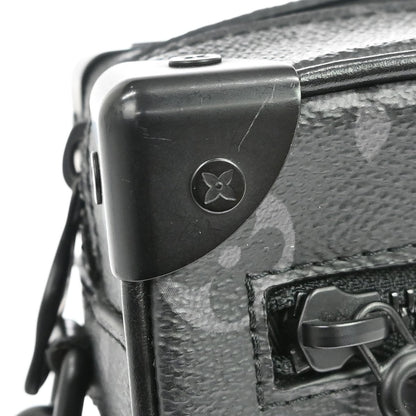 Louis Vuitton Soft Trunk Monogram Eclipse Canvas, Black, Canvas, Shoulder Bag