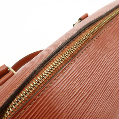 Louis Vuitton Soufflot Epi Leather, Brown, Leather, Handbag