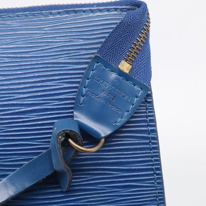 Louis Vuitton Pochette Accessoires Epi Leather, Blue, Leather, Clutch