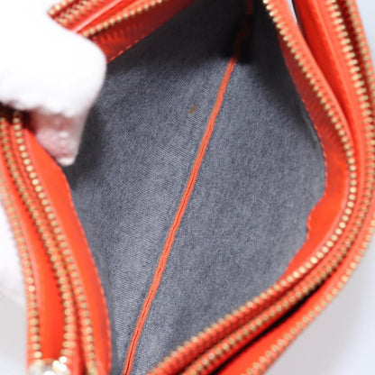 Celine Trio Leather, Orange, Leather, Shoulder Bag
