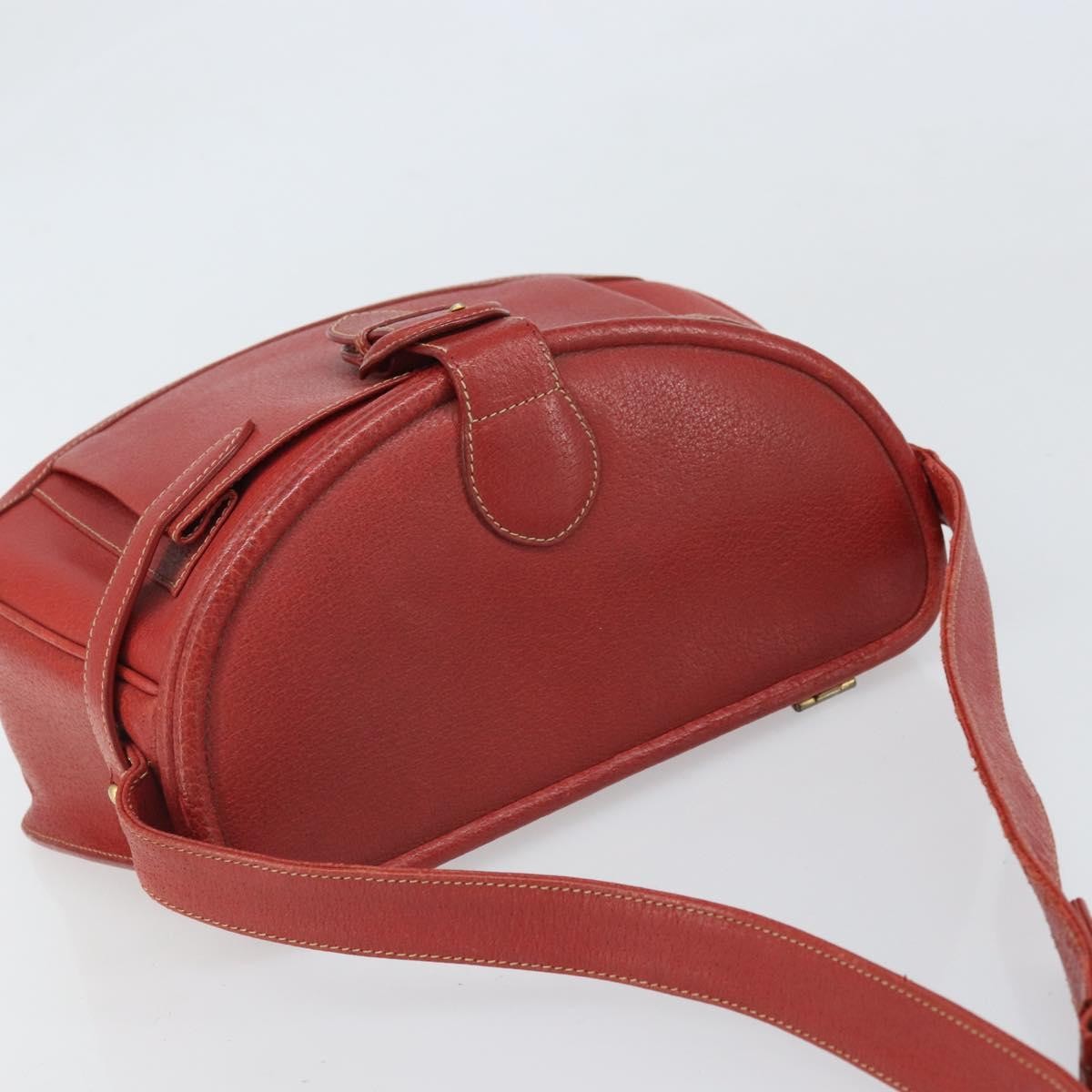 Gucci Vintage Leather, Red, Leather, Shoulder Bag