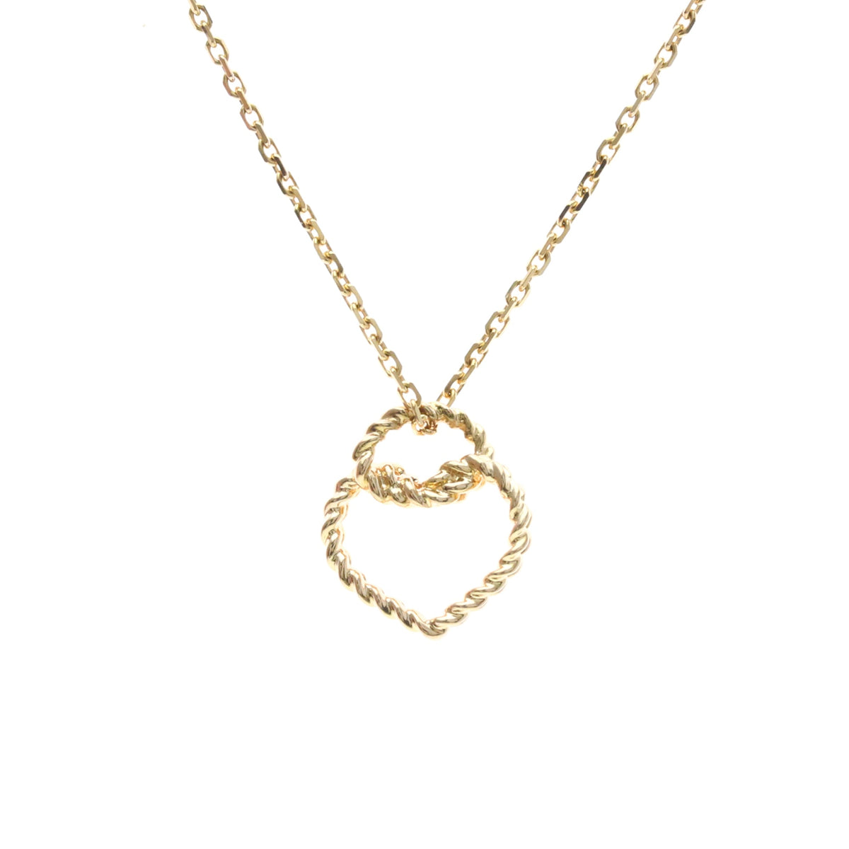 Cartier Torta Heart Pendant 18K Rose Gold, Gold, Pink Gold, Necklace