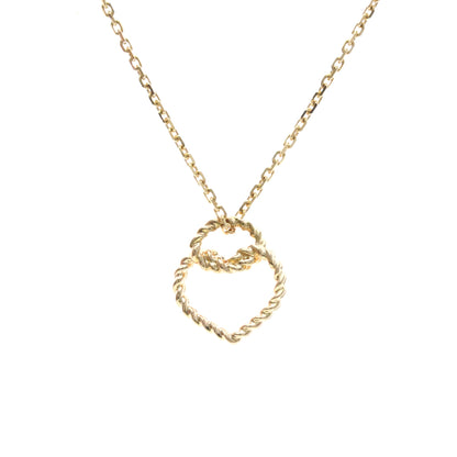 Cartier Torta Heart Pendant 18K Rose Gold, Gold, Pink Gold, Necklace