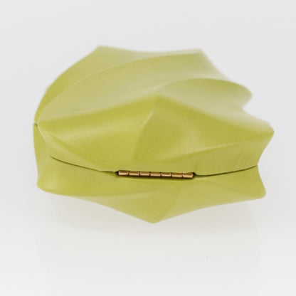 Bottega Veneta The Whirl Clutch Leather, Green, Leather, Clutch