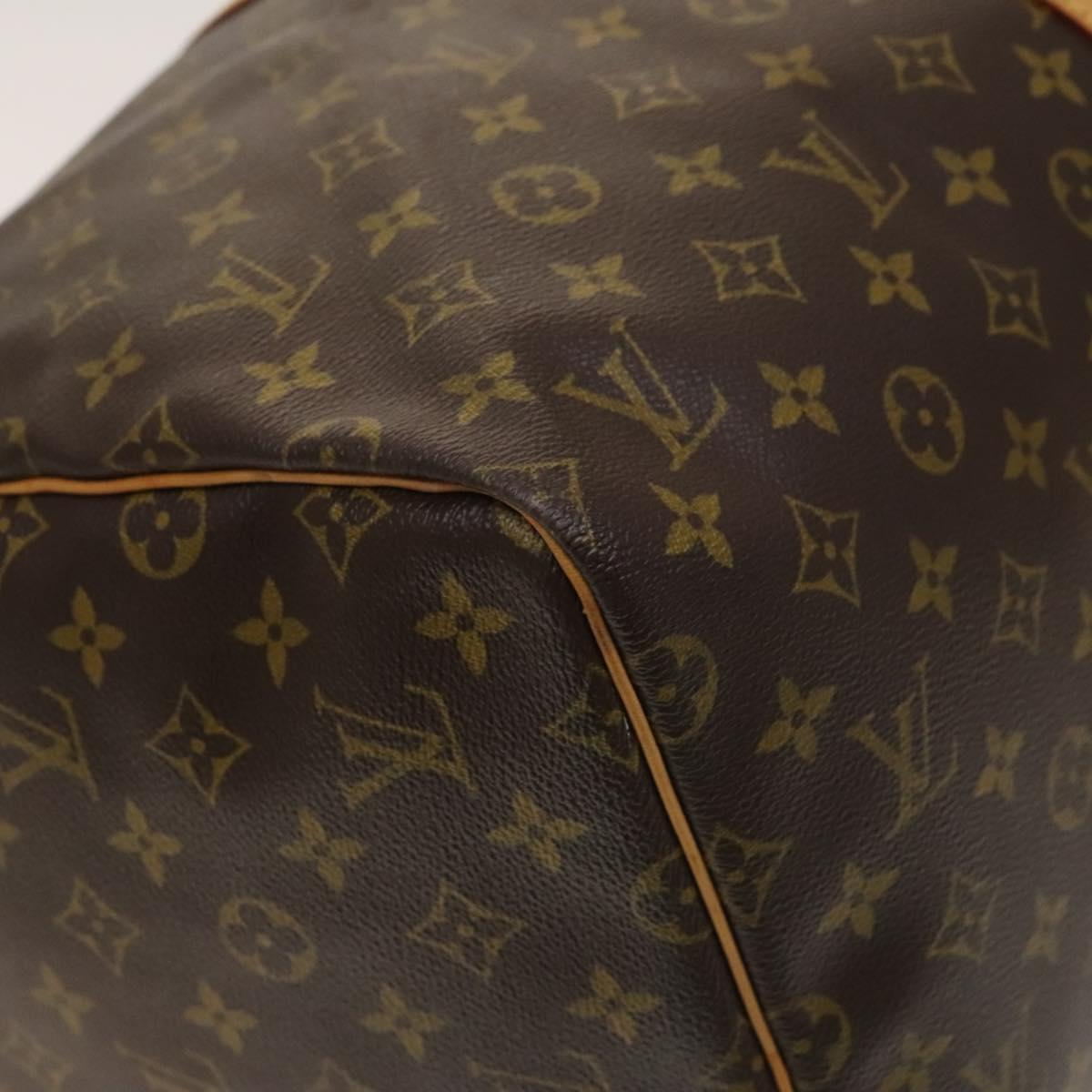 Louis Vuitton Keepall Bag Monogram Canvas, BROWN, CANVAS, Travel bag
