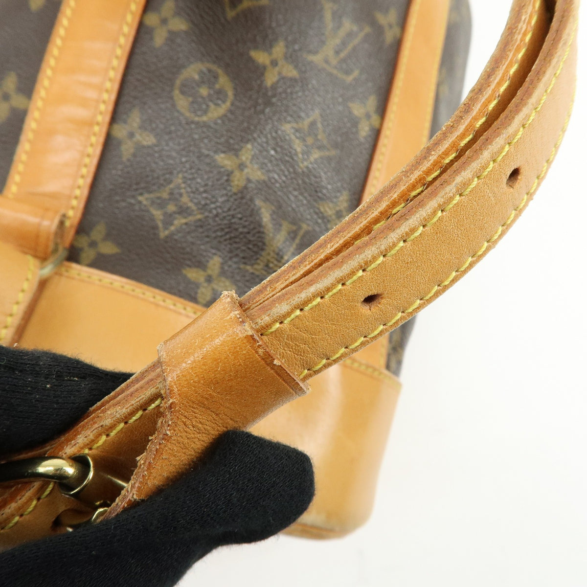Louis Vuitton Randonnee Monogram Canvas, Brown, Canvas, Backpack