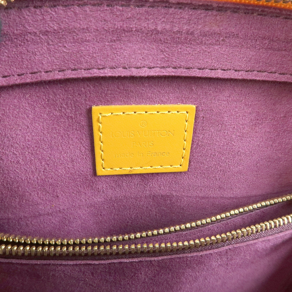 Louis Vuitton Pont Neuf Epi Leather, Yellow, Leather, Handbag