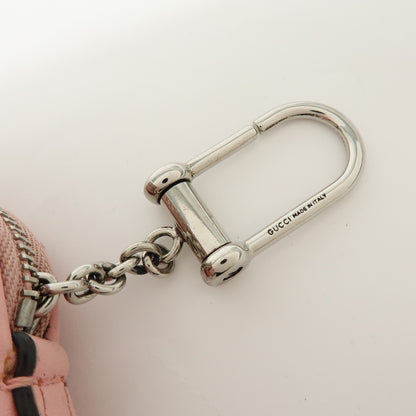 Gucci GG Marmont Key Matelasse Leather, Pink, Leather, Clutch