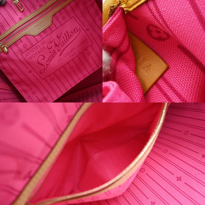 Louis Vuitton Neverfull Limited Edition Monogram Roses, Multicolour, Canvas, Tote Bag