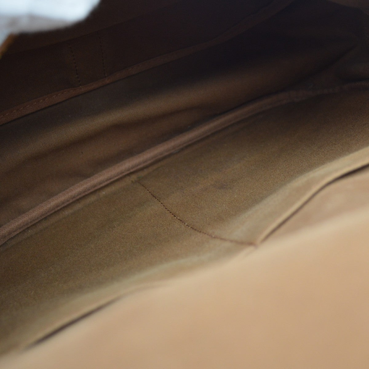 Louis Vuitton Saumur Monogram, Brown, Canvas, Shoulder Bag