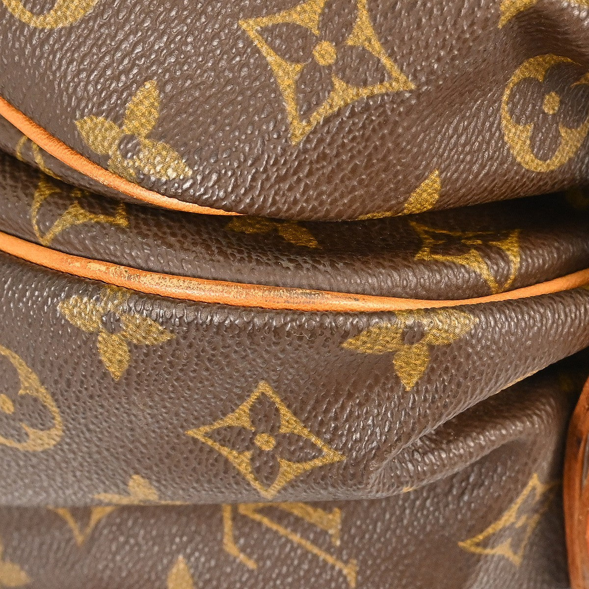 Louis Vuitton Saumur Monogram Canvas, Brown, Canvas, Shoulder Bag