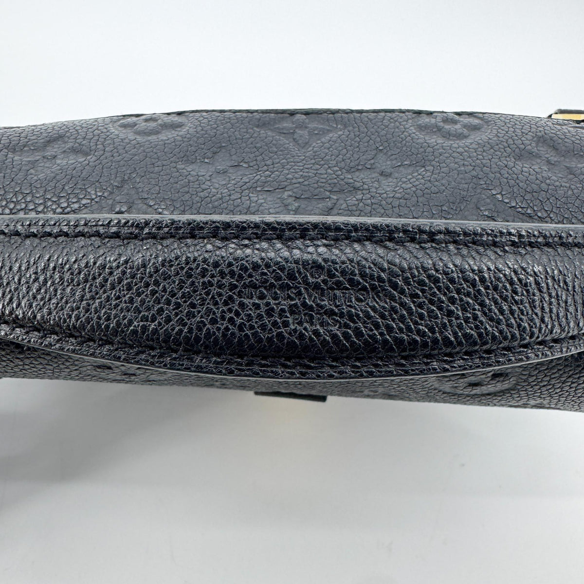 Louis Vuitton Pochette Metis Monogram Empreinte Leather, Black, Leather, Clutch