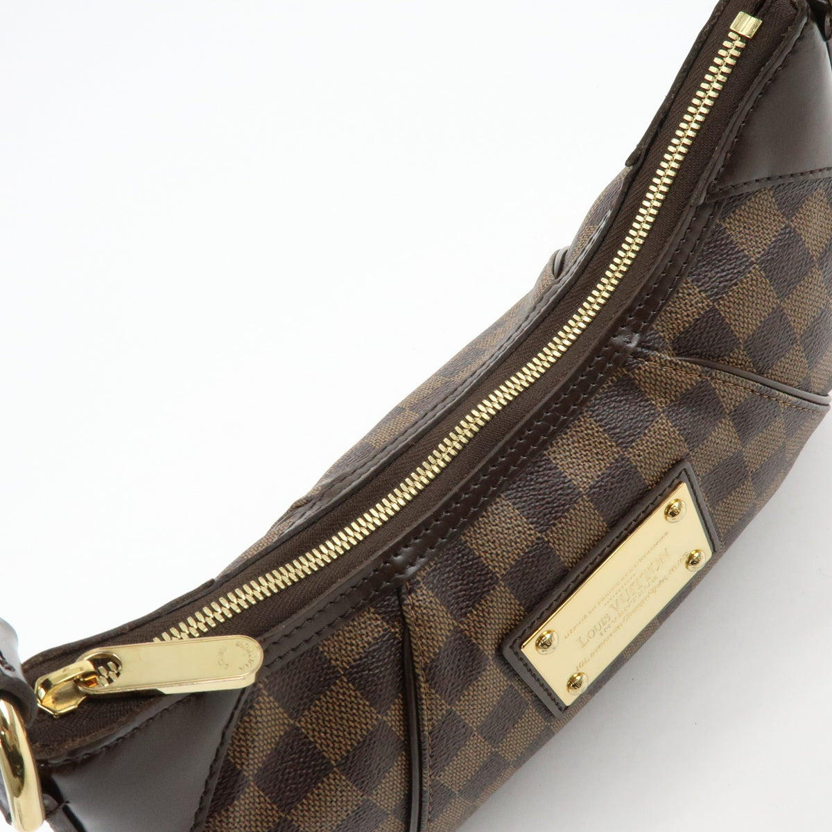 Louis Vuitton Thames Damier, Brown, Canvas, Handbag