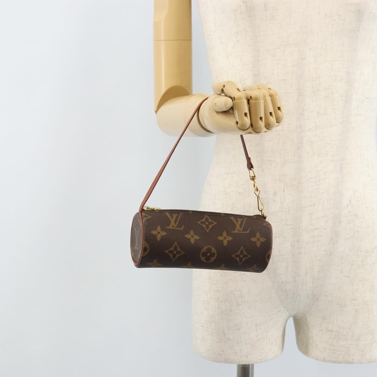 Louis Vuitton Papillon Pochette Monogram Canvas, Brown, Canvas, Clutch