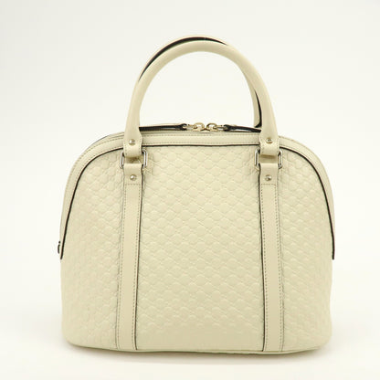 Gucci Convertible Dome Satchel Microguccissima Leather, Beige, Leather, Handbag