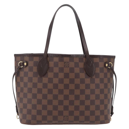 Louis Vuitton Neverfull Damier, Brown, Canvas, Tote Bag