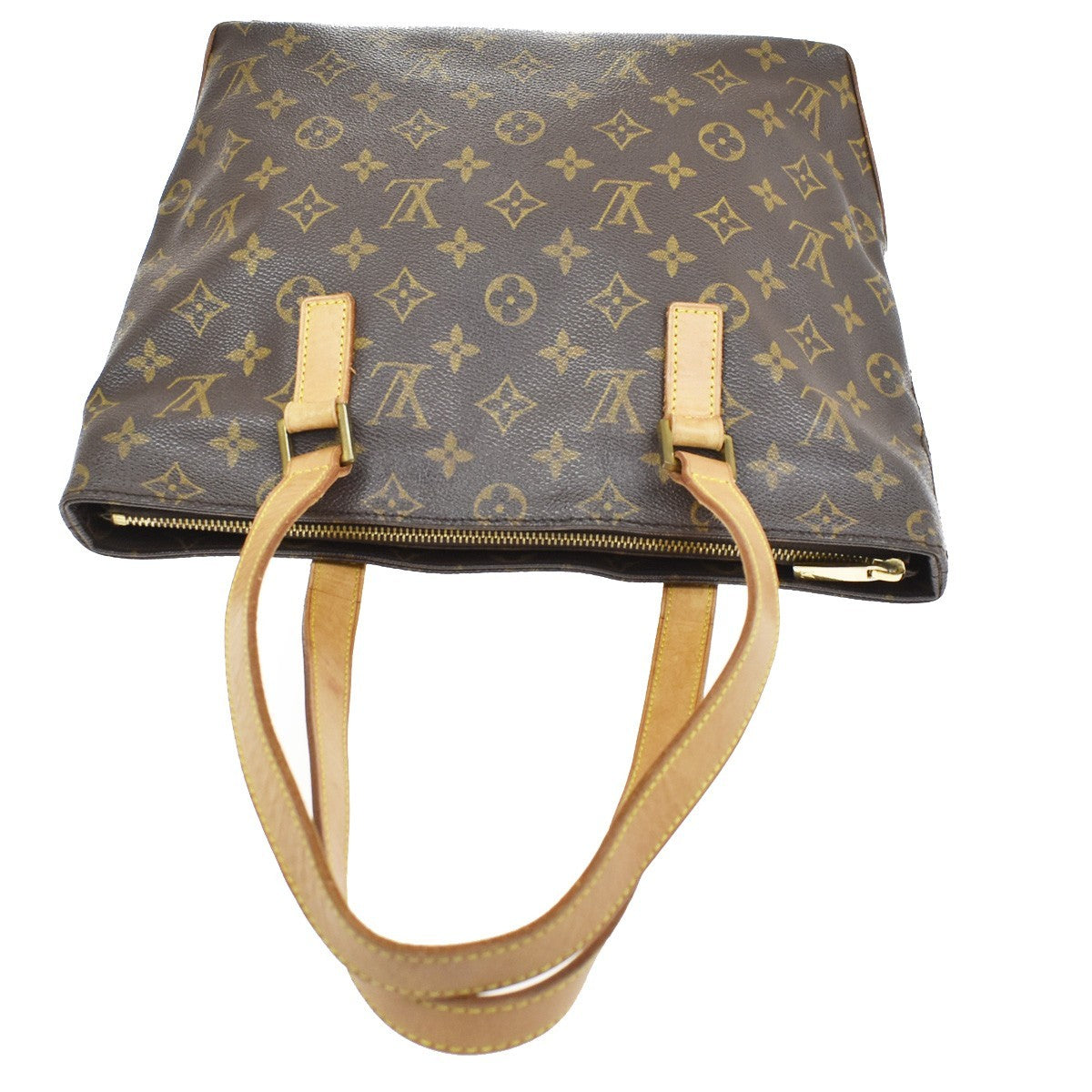 Louis Vuitton Cabas Piano Monogram Canvas, Brown, Canvas, Tote Bag