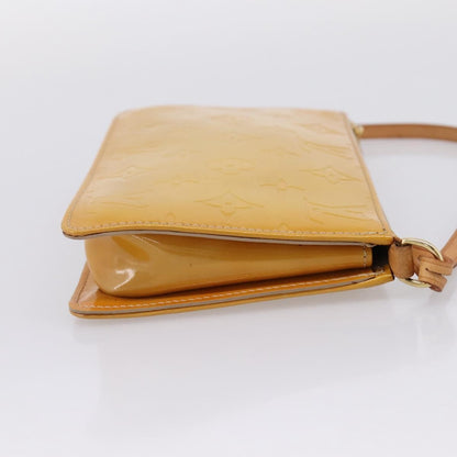Louis Vuitton Lexington Pochette Monogram Vernis, Beige, Patent Leather, Clutch