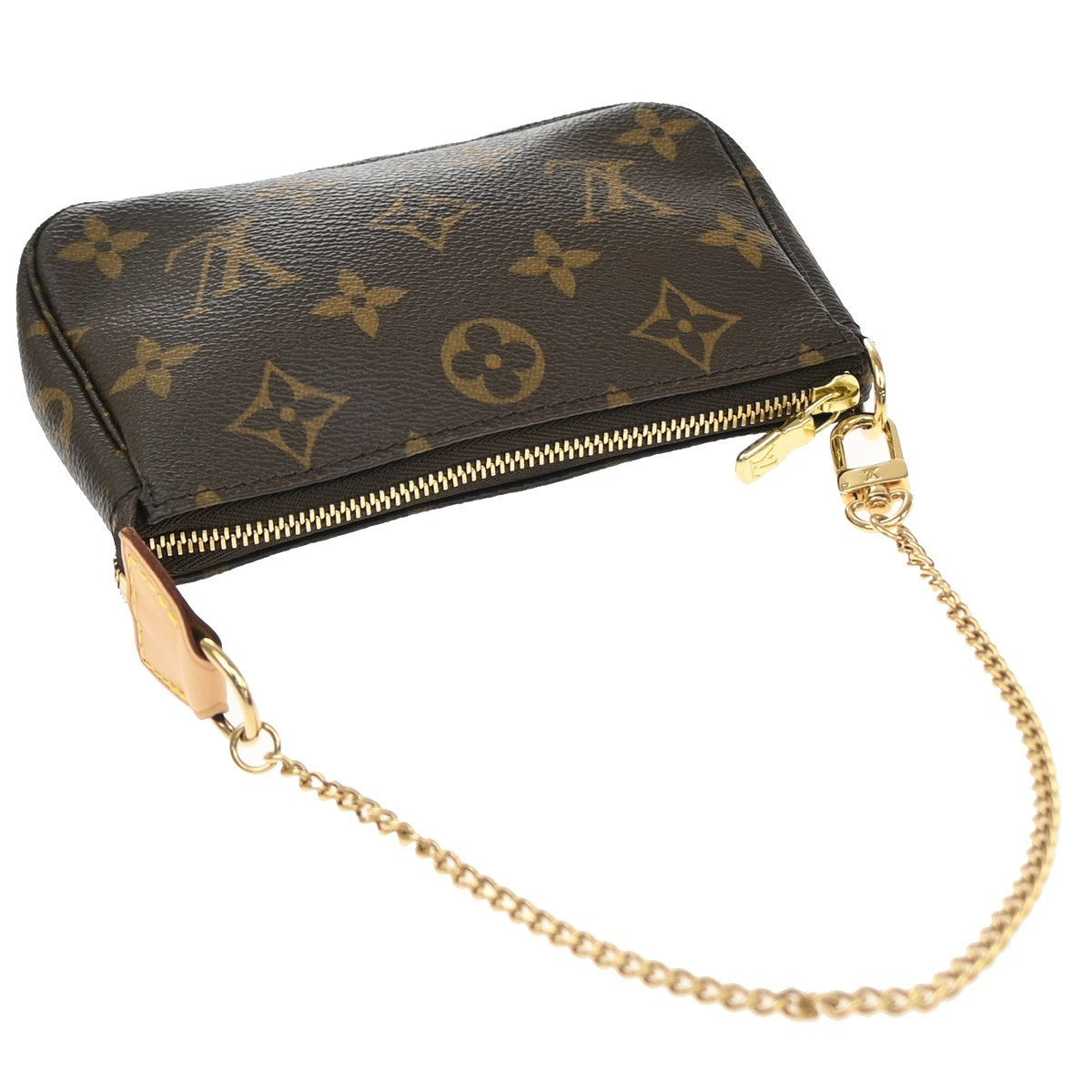 Louis Vuitton Mini pochette accessoires Canvas, Brown, Canvas, Clutch
