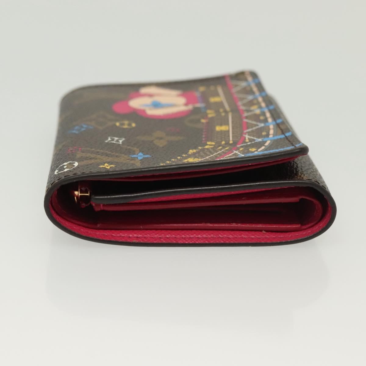 Louis Vuitton Victorine Monogram Vivienne Japan Garden, Brown, Canvas, Wallet