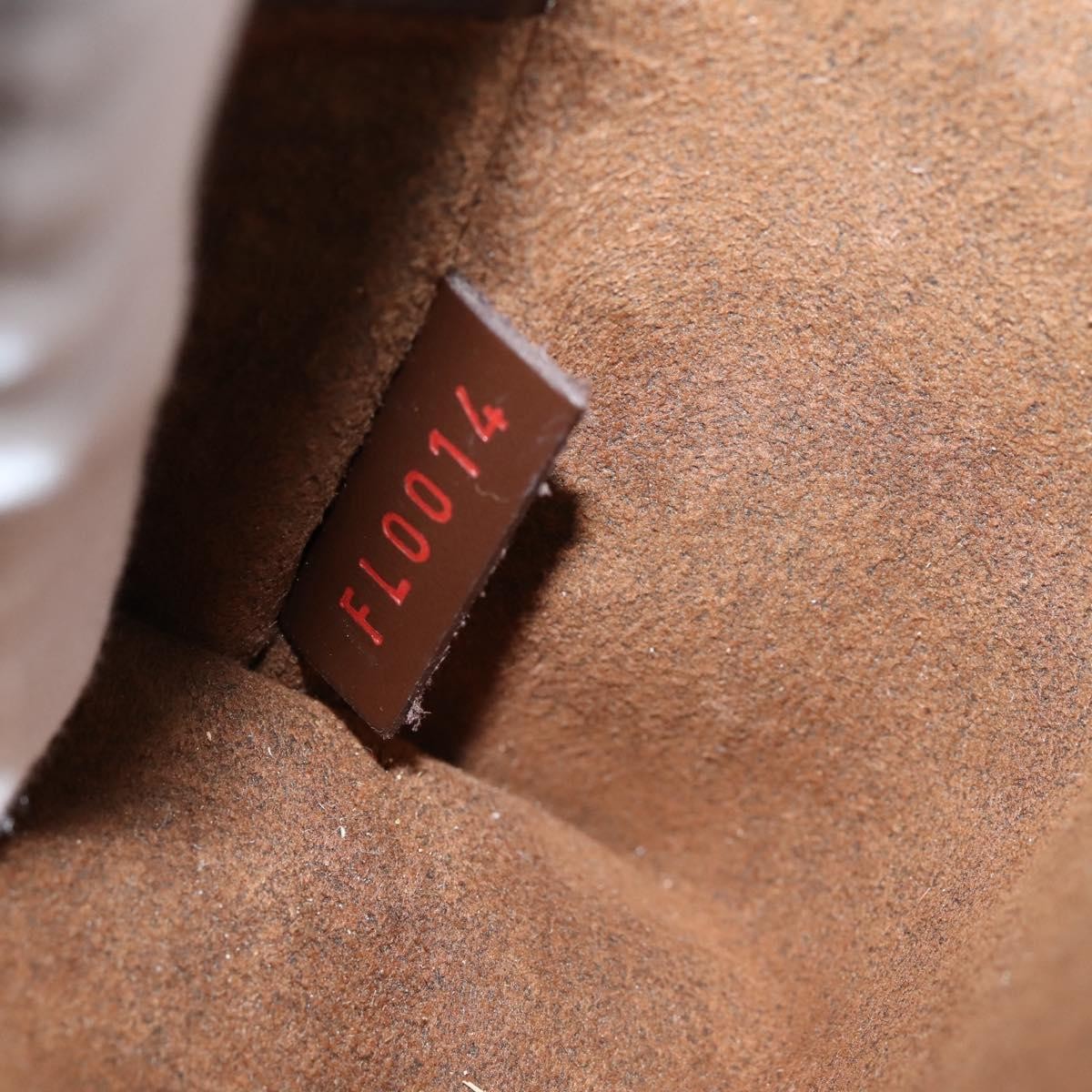 Louis Vuitton Pochette Saint Louis Damier, Brown, Canvas, Clutch