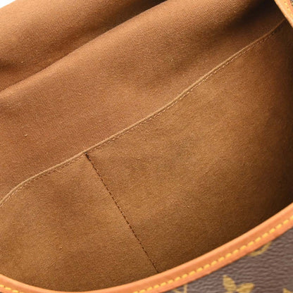 Louis Vuitton Saumur Monogram Canvas, Brown, Canvas, Shoulder Bag