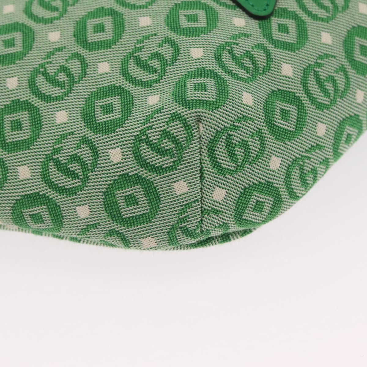 Gucci Children's Belt GG Canvas, Green, Canvas, Handbag